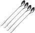 Long Handle Spoon Set, 4 Pieces 9-inch Spoon, Stainless Steel Iced Teaspoon for Cocktail Stirring,Mixing,Milkshake,Tea,Coffee....