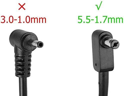 19V 2.37A 45W 5.5-1.7mm Big Pin Adapter Charger Replacement fit for Delta Acer ADP-45FE F ADP-45HE D(5.5×1.7mm)…...