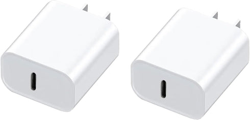 PD 20W USB Type C Fast Wall Charger, OthoKing USB C Charger Block Adapter Compatible for 15/15 Pro/14/13, Galaxy, Pixel, AirPod (2 Pack)......