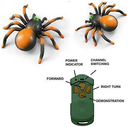 Liberty Imports RC Moving Tarantula Spider - Kids Wireless Remote Control Toy, Great for Pranks and Halloween Decorations, Realistic Scurrying Mov...