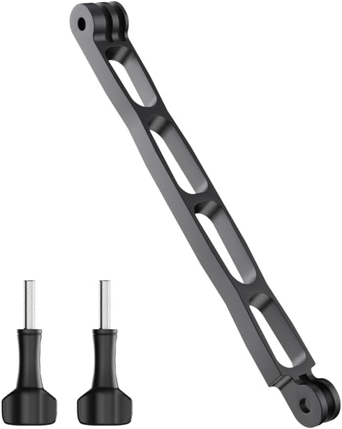 Aluminum Alloy Extension Arm for Gopro, Metal Pole Mount Helmet Stick Extension Arm Mount for Gopro 10 Black, Hero 9/MAX/8/7/6, Insta 360 One RS, ...