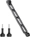 Aluminum Alloy Extension Arm for Gopro, Metal Pole Mount Helmet Stick Extension Arm Mount for Gopro 10 Black, Hero 9/MAX/8/7/6, Insta 360 One RS, ...