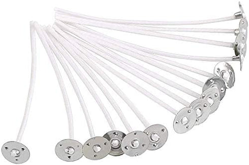 Colibrox 150 PC Natural Cotton Core Candle Wicks - 8...