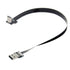 xiwai 2.0M Up Down Angled USB 2.0 Type-A Male to USB-C Type-C Male Data Flat Slim FPC Cable for FPV & Disk & Phone...