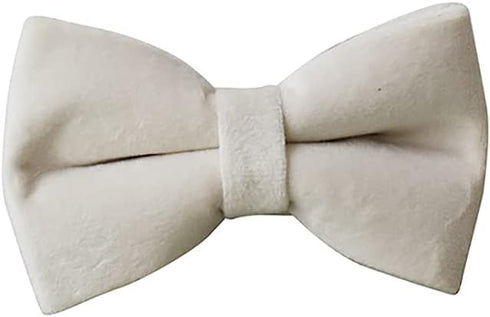 Love Dream Bowtie Dog Collar, Velvet Dog Collars with Detachable Bowtie Metal Buckle, Soft Comfortable Adjustable Bow Tie Collars for Small Medium...