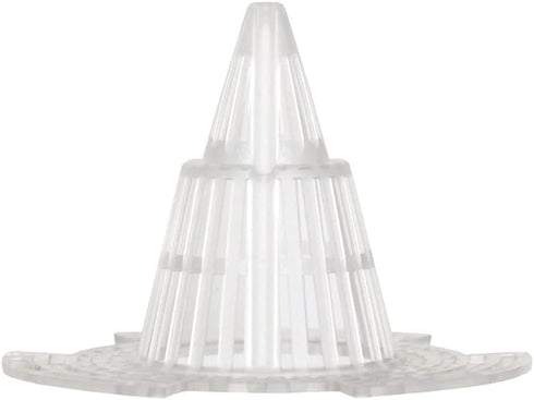 30PCS Plastic Cone Flower Pot Hole Mesh Pad 3 Sizes DIY Planter Bottom Cone Mat Mesh Hole Screens Bonsai Bottom Mat Prevent Soil Loss Leak-Proof P...
