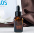 3PCS 10ml Empty Refillable Square Amber Glass Droppers Essential Oil Bottles Aromatherapy Cosmetics Elite Fluid Container Jar Pot Holder with Glas...