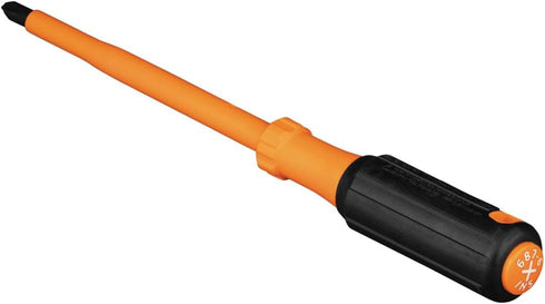 Klein Tools 6876INS Insulated Screwdriver, 1000V #3 Phillips Tip Screwdriver with 6-Inch Shank, Tip-Ident, Cushion-Grip Handle...