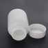Othmro PE Plastic Lab Chemical Reagent Bottles 5pcs, 51ml/1.72oz Wide Mouth 28mmID Round Sample Liquid Storage Container Sealing Bottles White wit...