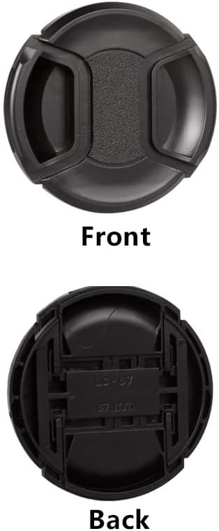 40.5mm Center Pinch Snap On Front Lens Cap Cover with Micro Fiber Cloth for Can.Nik. Son. Fuji Sigma Tamron and Other 40.5mm Filter Thread Lens...