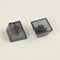 OEM Profile Blank Keycaps ABS Frosted Transparent Translucent 1U R4 Keycap for MX switches Mechanical Keyboard (Transparent Black, 20pcs)...