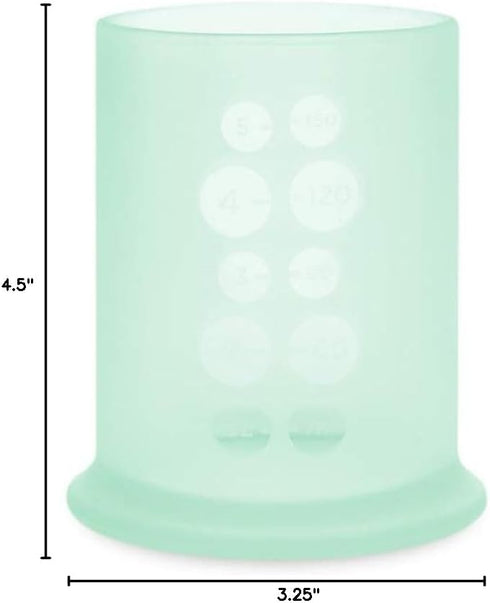 Olababy Silicone Training Cup | Water Drinking Cup For Babies | 6+ Mo Infant To 12-18 Months Toddler | Transition To Sippy Cup For Kids & Smoothie...