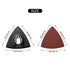 136Pcs Oscillating Tool Sanding Pad Kit, Contains 6Pcs Triangle Sanding Pads and 130Pcs Multitool Sandpaper, 60 80 100 120 240 Grits Oscillating M...