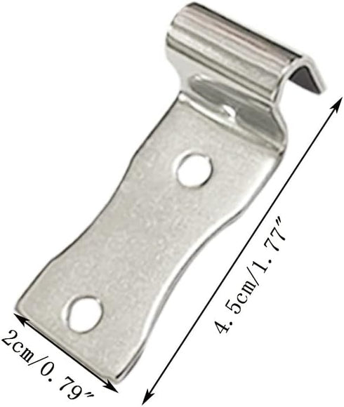 20 Pack Sofa Zig Zag Spring Repair Brackets, Sofa Spring Repair Kit Includes All Hardware, Silver...