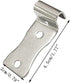 20 Pack Sofa Zig Zag Spring Repair Brackets, Sofa Spring Repair Kit Includes All Hardware, Silver...