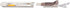 OLFA Top Sheet Cutter (TS-1) - Retractable Utility Precision Knife w/ 2 Extra Blades Cuts Top Layer Only for Liner, Vinyl, Paper, Adhesives, Repla...