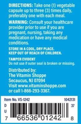 The Vitamin Shoppe Quercetin with Bromelain - 250mg Antioxidant (60 Capsules)...
