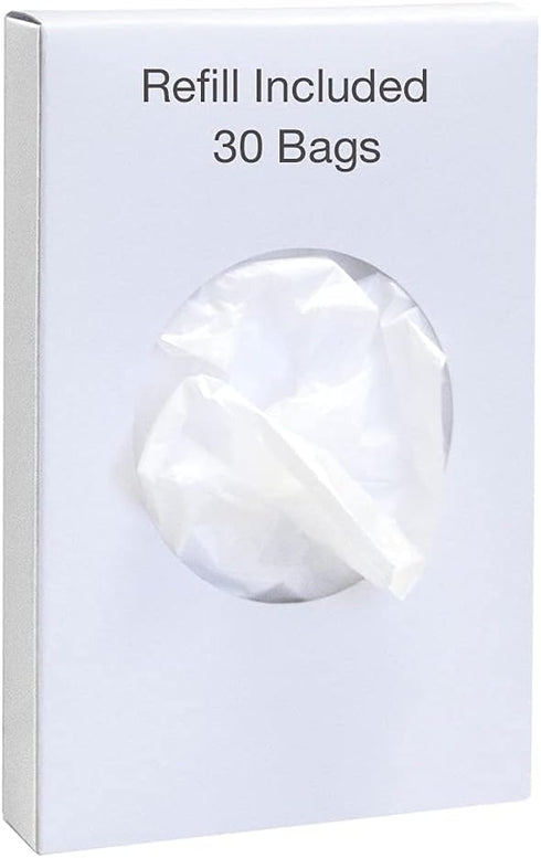 Feminine Hygienic Personal Sanitary Disposal Bag Dispenser, Chrome, Small...