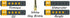 ZEM Brush Chungking Deluxe White Hog Bristle Interlocked Flat Artist Brush Set Sizes 2,4,6,8...