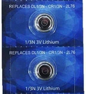 1/3N DL1/3N CR1/3N 3V Lithium Battery 2 Pack...