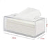 Facial Tissue Box Cover Holder- Rectangle Organizer for Bathroom Vanity, Countertops, Tables, Clear Acrylic...
