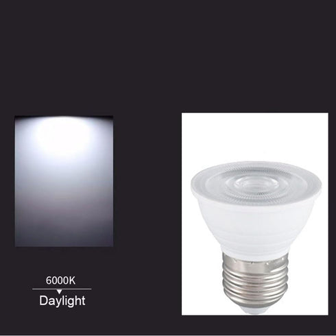 10 Pack PAR16 LED Light Bulb Short Neck,Dimmable,5W, 500LM, LED Flood Lights (50W Halogen Equivalent) Recessed Spotlights Floor Lamp,E26 Screw Bas...