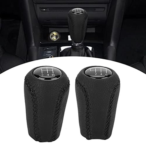 Gear Shift Handle, 5 Speed & 6 Speed Car Gear Stick Ergonomic Design Gear Shift Knob Fit for Mazda 3 BK BL 5 CR CW 6 II(6 speed)...