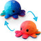 TeeTurtle - The Original Reversible Octopus Plushie - Sunset + Mermaid - Cute Sensory Fidget Stuffed Animals That Show Your Mood...