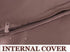 Dogbed4less 1 Pack Internal Duvet Case Waterproof Zipper Dog Bed Cover for Small Medium 35"x20"X4" Memory Foam Pad Pet Bed - 39"X24" FLAT...