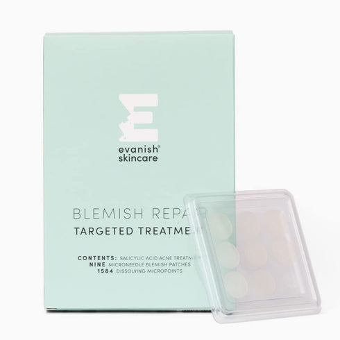 Blemish Repair - Targeted Microneedling Pimple Patch for Early Stage Zits - Salicylic Acid, Niacinamide, Vitamin C - 9 Patches per Pack...