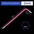 YXQ 2mm Ball End Hex Key Wrench, S2 Steel L Shaped Long Arm Repairing Tool 4 Pcs...
