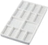 8 Inch Artist Ceramic Paint Palette,14 Wells Rectangle Porcelain Watercolor Painting Tray Palette Painting Supplies for Oil Painting Art Craft...