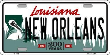 New Orleans Louisiana Novelty Metal License Plate Tag LP-6179...