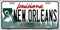 New Orleans Louisiana Novelty Metal License Plate Tag LP-6179...