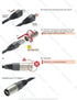 (4 Pack) Genuine Neutrik NE8MX-1 Ethercon Cable Connector Nickel Housing NEW Model!...