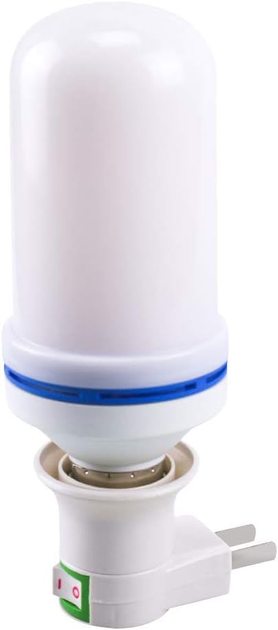 E27 Lamp Socket Adapter with Switch,Plastic Standard Screw-in Socket Outlet Converter Bulbs for Home (2 packs)...