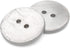 CRAFTMEMORE Shell Buttons 2 Holes Sewing Button DIY Crafts TG65 (25mm,12pcs,White)...
