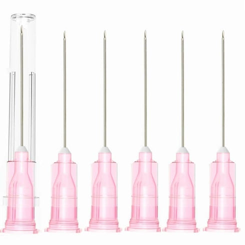 100 Pack 18 Gauge 1 Inch Dispensing Accessories, Individually Sealed Wrapped...