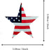 250 American Flag Star Stickers - Patriotic American Flag Star-Shaped Stickers for 4th of July, Memorial Day, and Veteran's Day...