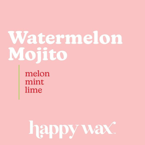 Happy Wax Watermelon Mojito Scented Bear Wax Melts - Natural Strong Scented Summer Wax Melts Infused w/Essential Oils - Non Toxic Wax Melt & Pet S...
