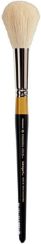 KINGART Premium Original Gold 9265-10 Round MOP Series Artist Brush, Soft White Natural Hair, Short Handle, for Acrylic and Oil Painting, Size 10...