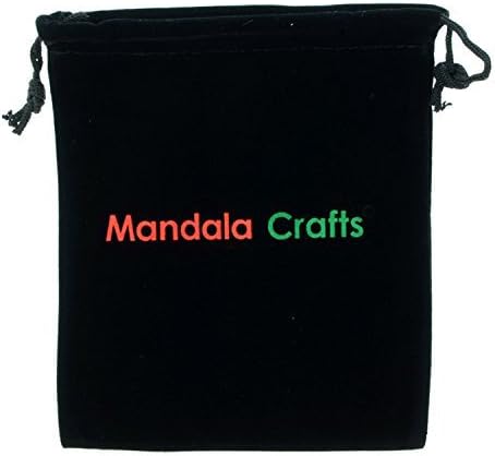 Mandala Crafts Rudraksha Mala 108 Beads - Rudraksha Beads - Nepal Knotted Rudraksha Seed Japa Mala Tibetan Prayer Beads for Rudraksha Necklace Men...