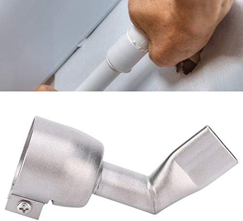 Welding Gun Nozzle, 2Pcs 120 Degree Hot Air Gun Welding Nozzle Stainless Steel Flat Nozzle Weld Torch Accessories for PVC PP...
