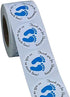 Gender Neutral Baby Shower Stickers?Thank You for Showering Us with So Much Love Round Labels Blue Baby Footprint Stickers,...