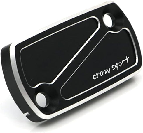 Front Brake Fluid Reservoir Cover Cap Fits For CRF450R CRF250R CRF150R CRF450X CRF250X CRF230F Motorcycle Accessories CNC Aluminum (Black)...