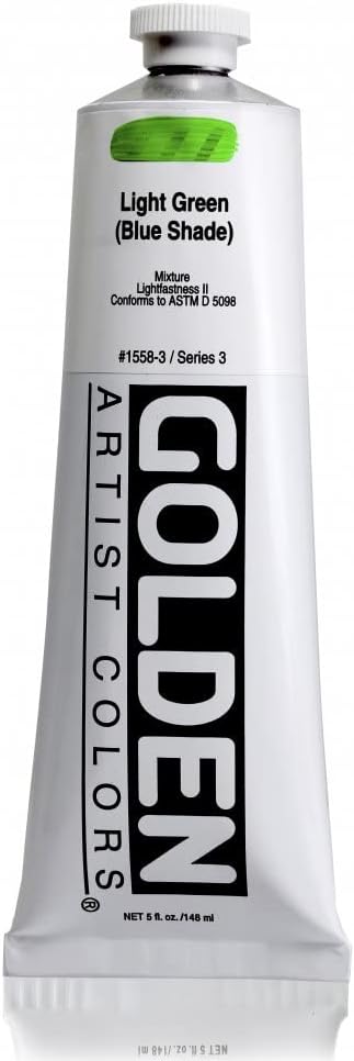 Golden Heavy Body Acrylic - Light Green Blue Shade 5oz tube...