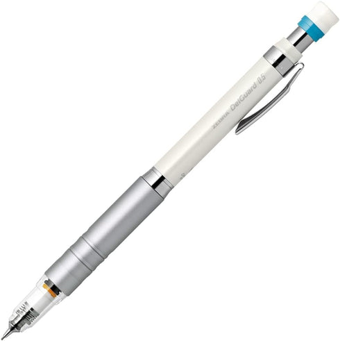 Zebra Mechanical Pencil Delguard Type Lx 0.5mm, White Body (P-MA86-W)...