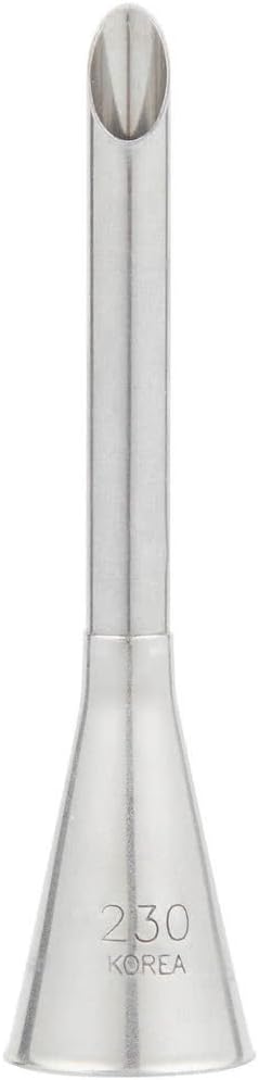 Ateco 230 2 7/8" Bismark Metal Piping Tip - Great for filling donuts, cupcakes, elclairs, and other pastries...