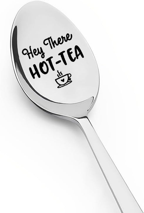 Tea Spoon Gift for Tea Lovers Best Friend Christmas Birthday Gifts for Daughter Son Couples Valentines Day Gift for Him Her Friend Engraved Spoons...