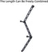 Aluminum Alloy Extension Arm for Gopro, Metal Pole Mount Helmet Stick Extension Arm Mount for Gopro 10 Black, Hero 9/MAX/8/7/6, Insta 360 One RS, ...